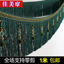 高档欧式 饰边穗珠子配件辅料 窗帘花边20公分龙须加密流苏婚庆装