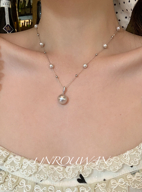 法式轻奢满天星珍珠项链