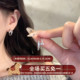 百搭独特个性 智性通勤 满钻钉子C型耳钉女轻奢高级感小众时尚 耳环
