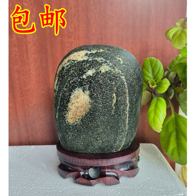 包邮 青石 镇宅石头 办公桌摆件室内装饰 太山石敢当