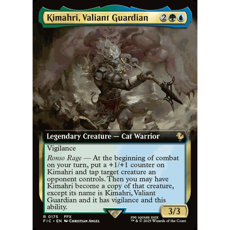 FIC 175 英勇护卫基马利 万智牌 Kimahri, Valiant Guardian 扩画