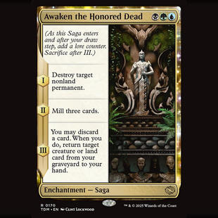 万智牌 唤醒荣耀亡者 Awaken the Honored Dead 英文 异画闪 TDM