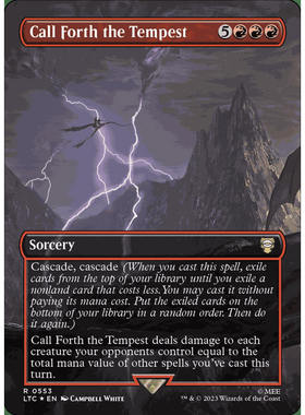 万智牌 Call Forth the Tempest LTC 英文 金 潮涌闪 0553
