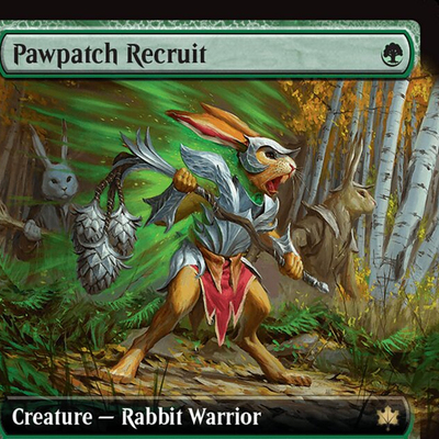万智牌 爪卫新兵 Pawpatch Recruit 英文 斑隆洛 BLB 扩画闪