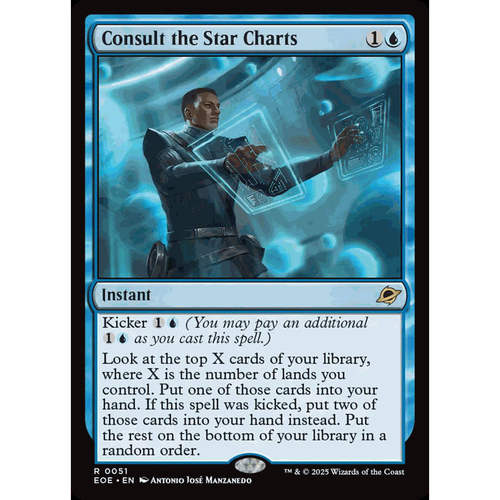EOE 051/325 参阅星图 Consult the Star Charts 扩画 闪