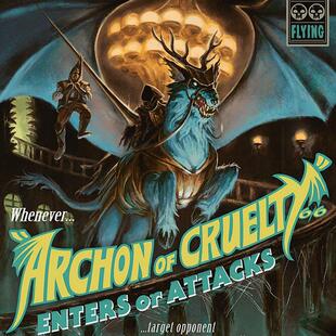 万智牌 DSC 371 电影海报 残酷统领 Archon of Cruelty 秘稀