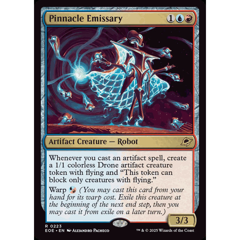 EOE  223/349 天顶盟密使 万智牌 Pinnacle Emissary 扩画 闪