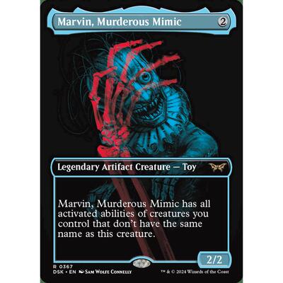 万智牌 残暴拟偶马文Marvin, Murderous Mimic 英文原画/异画 DSK