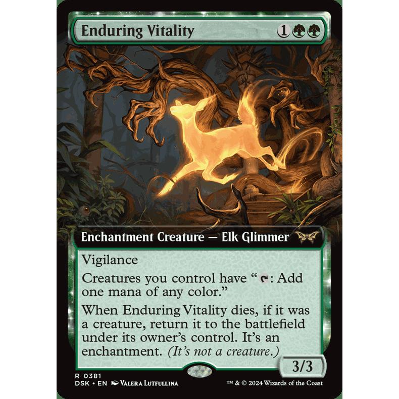 万智牌 永续活力体 Enduring Vitality 英文 平/闪 176 绿 R DSK