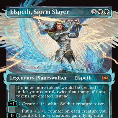 万智牌 风暴克星艾紫培 Elspeth, Storm Slayer 英文 TDM灵火闪