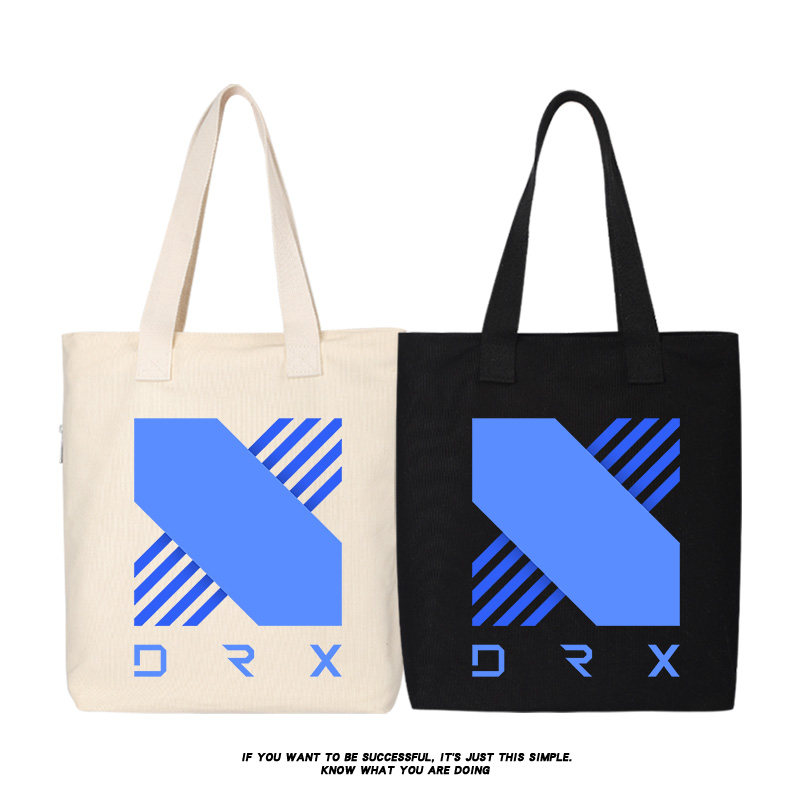 秀洛DRX战队麻布袋定制l手提袋手拎环保大容量便当帆布包袋子