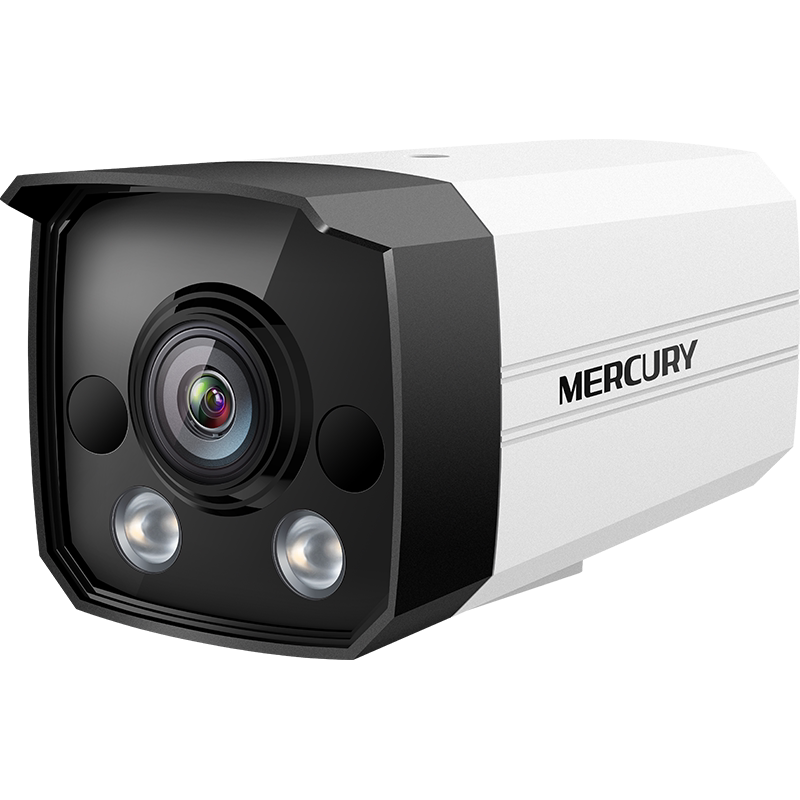 mercury水星mipc414pw室外400万全彩筒型poe网络摄像头安防监控器