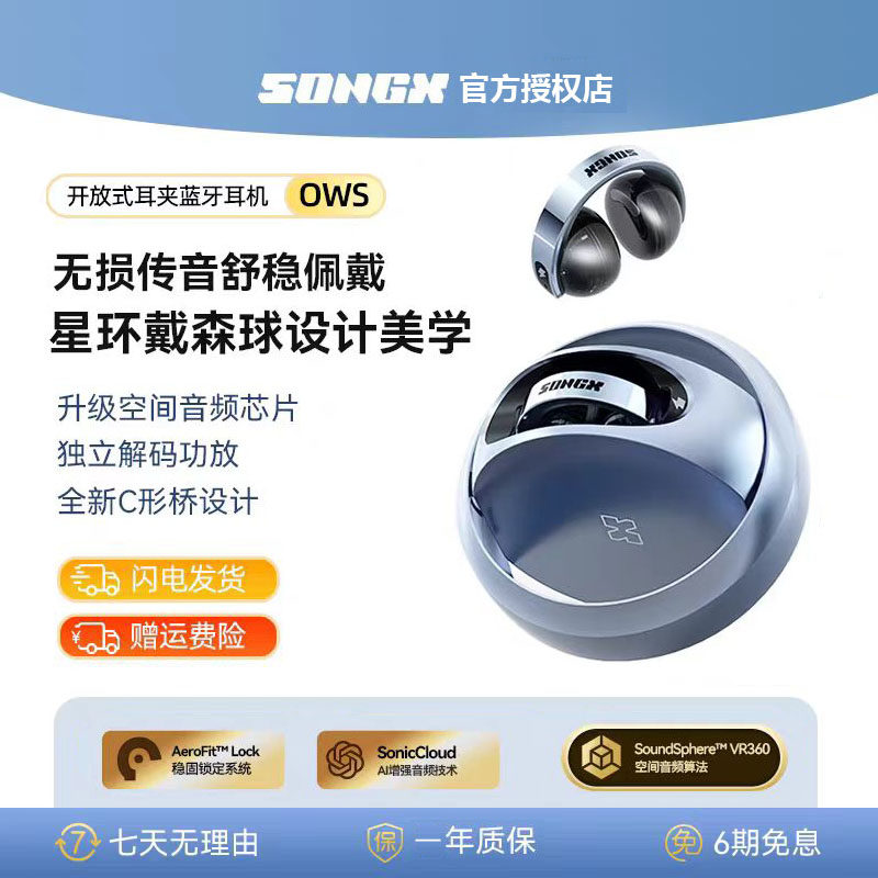 SONGX定制周边降噪蓝牙耳机图片