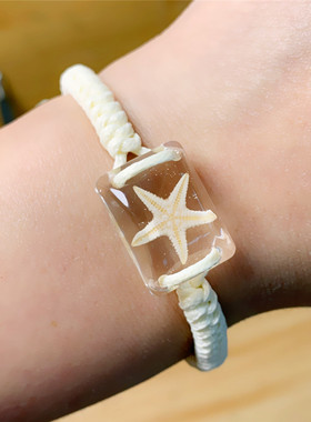 天然情侣手链滴胶韩版情侣手绳