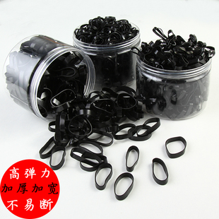 皮筋女扎头一次性小皮套黑色高弹力耐用男绑头发儿童皮圈头绳发圈