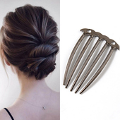 盘发神器发梳丸子头发卡2025新款 U型夹盘头挽发插梳发簪发夹女士