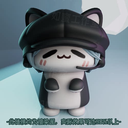 三角洲行动游戏周边侦察兵干员猫猫露娜迷你可爱小巧摆件模型