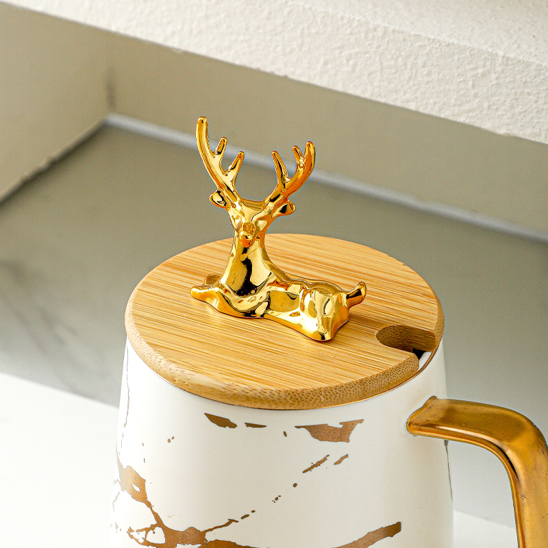 【卧鹿】竹木盖大口径茶杯茶洗盖