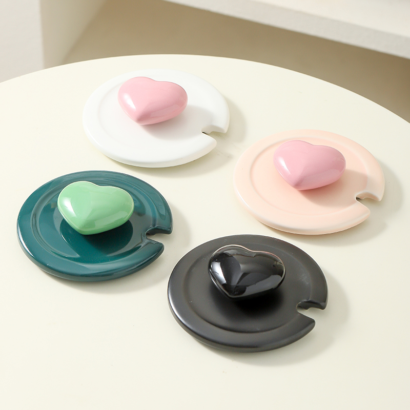 马克杯盖子带缺口通用防尘盖单卖