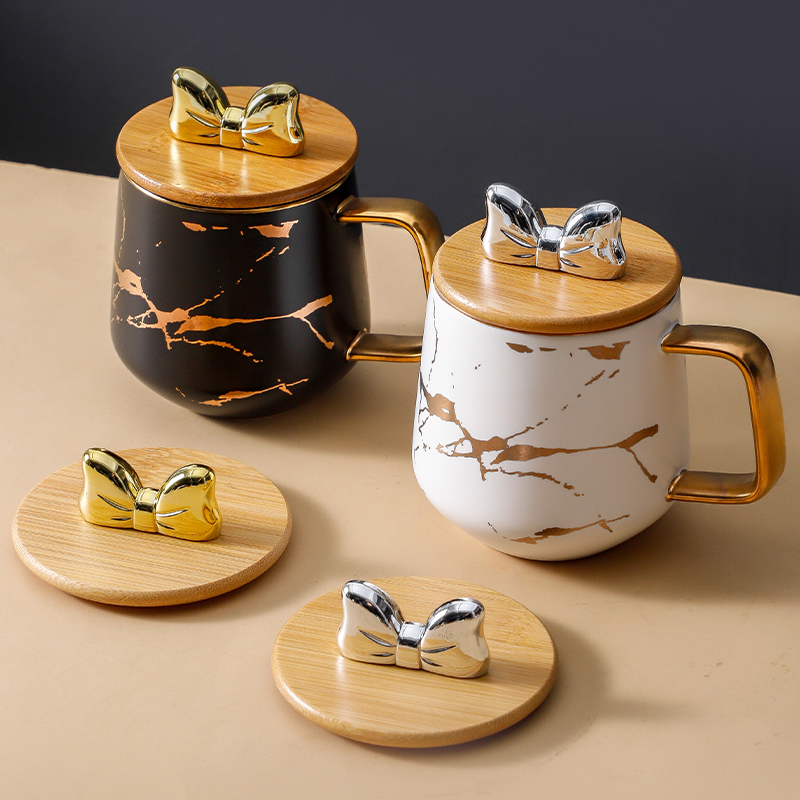 蝴蝶结竹木盖子通用大口径防尘盖