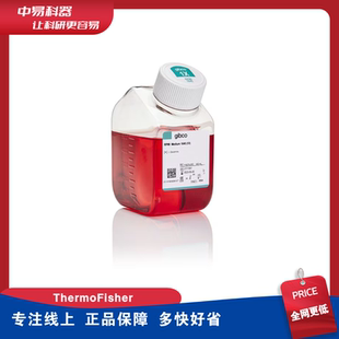 1640培养基500ml Gibco C11875500BT RPMI 谷氨酰胺和酚红 含L