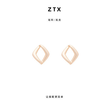 简约气质耳夹无耳洞女小众独特百搭耳饰无痛蚊香盘夹耳环假耳钉