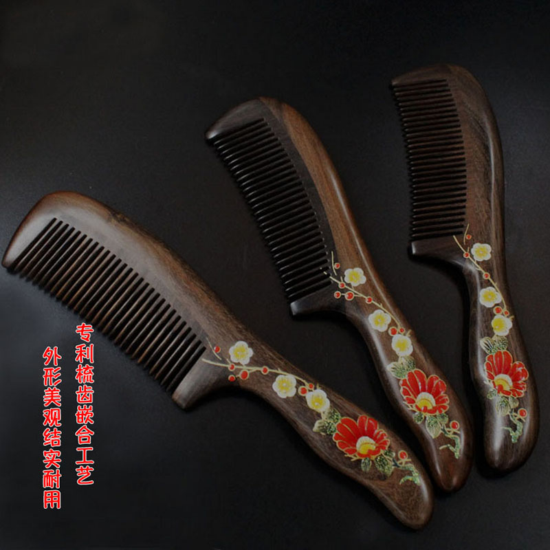 防静电木梳纯天然防脱发保健梳子
