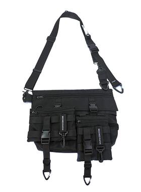 机能风斜挎包可拆卸模块化单肩手提电脑包三点辅助骑行稳定带斜背