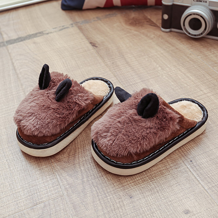 Chaussons enfants en suède - semelle caoutchouc - Ref 1010199 Image 3
