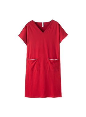 香港康谊睡衣女夏薄款纯棉
