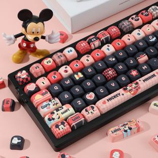 客制化键盘68 104 108 米老鼠键帽MOA高度PBT热升华个性