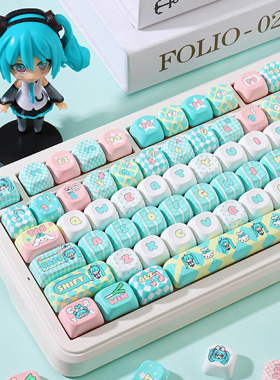 初音未来键帽MOA客制化热升华二次元主题键帽PBT个性定制迈从VGN
