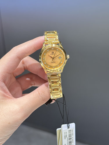 足金999宇珀黄金手表女表送女友礼物
