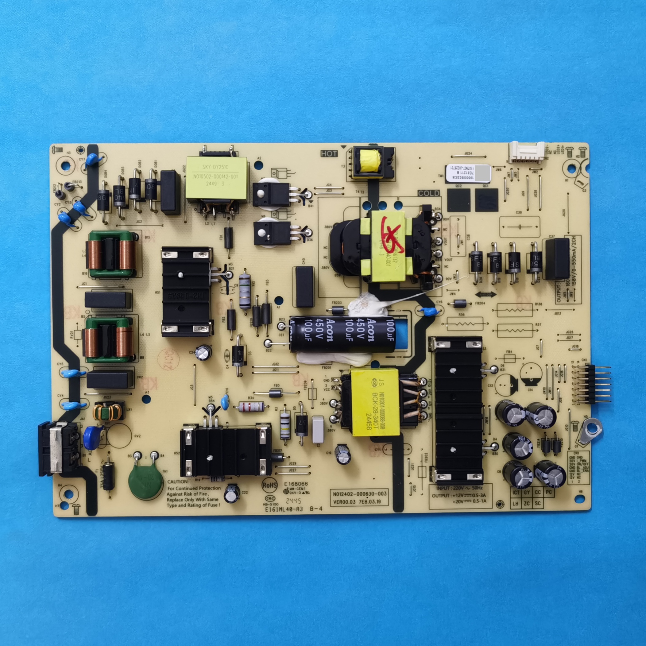 原装创维酷开65P3D 65A3D 65A23电视机电源板N012402-000630-003