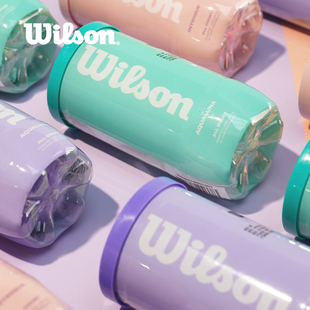 Wilson网球彩色趣味比赛训练球25新款 网球礼物 有压网球2颗装