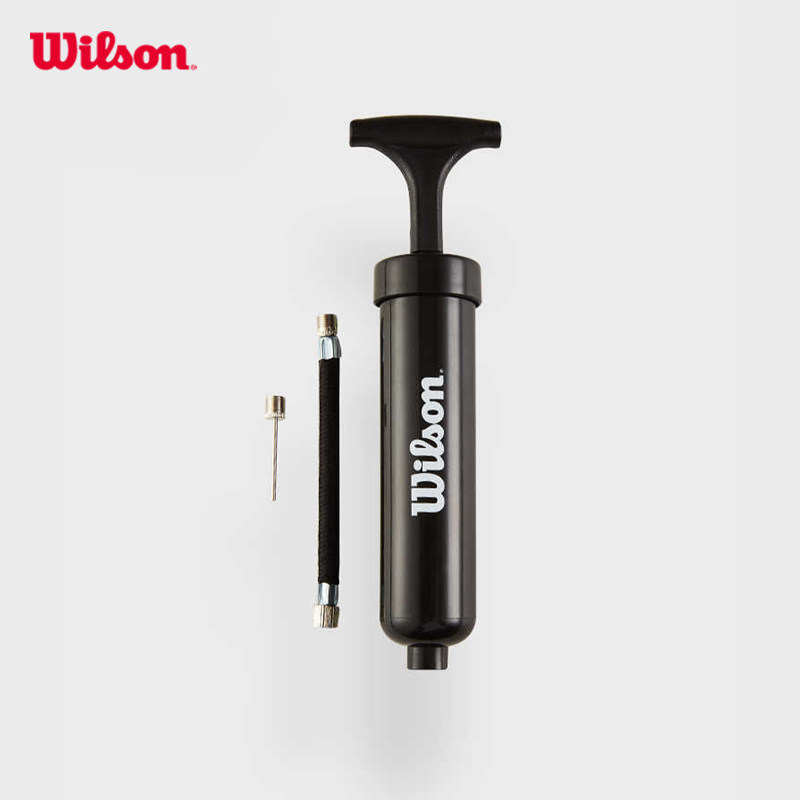 Wilson威尔胜便携式篮球打气筒金属气针通用充气设备
