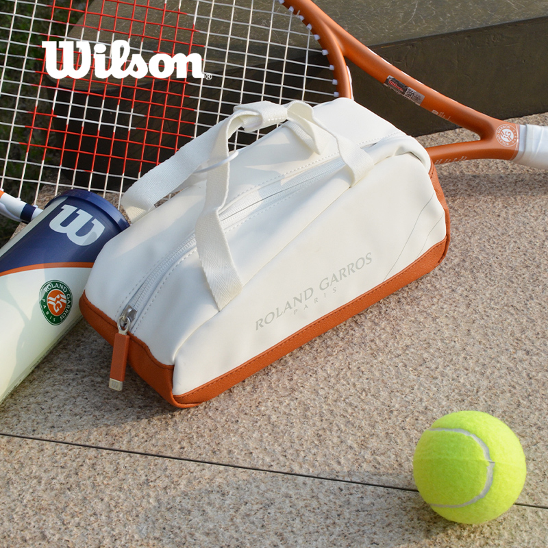 Wilson威尔胜法网联名款钥匙扣创意笔袋迷你网球收藏小拍包铅笔袋 运动/瑜伽/健身/球迷用品 网球包 原图主图