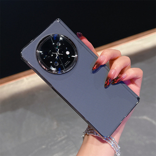 适用oppofindn5手机壳oppo新款折叠屏典藏版全包后壳中轴findn5电镀官方皮纹保护套findn5防摔超薄oppon5外壳