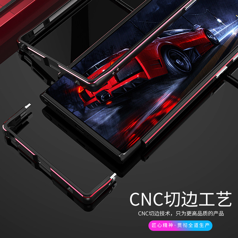 适用三星s22手机壳新款s22金属边框式s22ultra镜头圈保护套s22ultra曲面屏全包边超薄散热s22u简约中框铁框