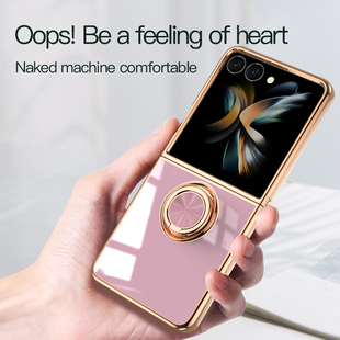 适用三星Z Flip7手机壳指环支架zflip6保护套超薄Z FLIP5硅胶软壳防摔Z flip4磨砂防指纹新款3代折叠屏Galaxy