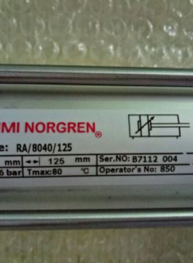 RA/8040/125诺冠气缸NORGREN气缸PRA/182032/M/250 100诺冠维修包