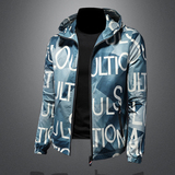 2026男装春季新款印花连帽夹克外套镂空图9918P140，男装夹克，电商D217