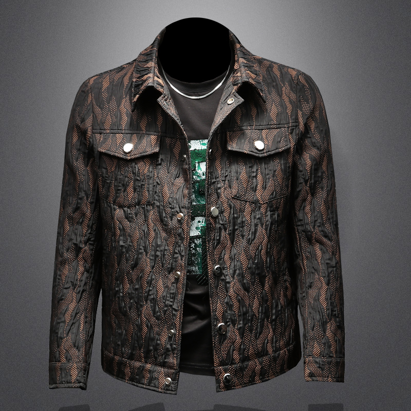 2025男装春新款夹克外套镂空图D21720252P160，商品下架区商品下架区，电商D217