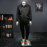 2026男装春季新款翻领夹克外套假模图D2178985P170，男装夹克，电商D217