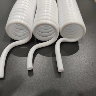 PE伸缩软管 PE线圈4软管 PE弹簧管聚乙烯 螺弹簧管旋管1/ 3RIT/8