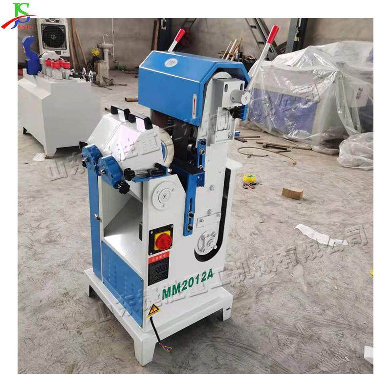 木机械圆棒砂光机 棒拖把杆表面毛刺圆滑JS-SG-5-机工 小型带单圆