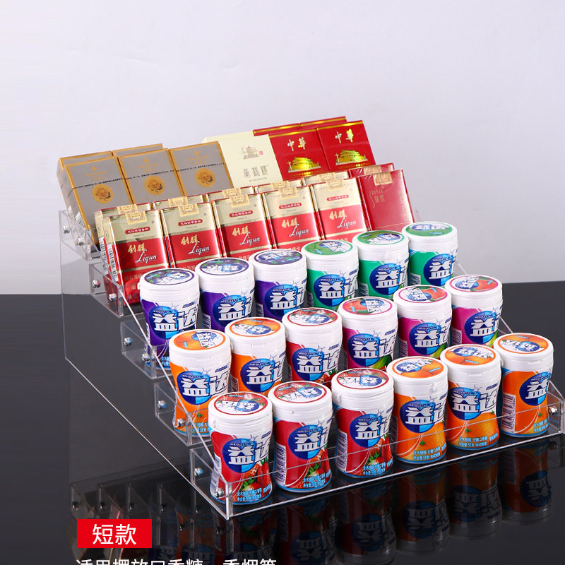 亚克力阶梯货架饮料架奶茶杯架