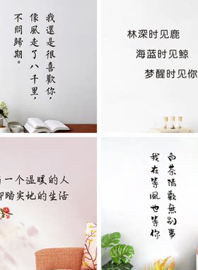 ins文艺风少女宿舍卧室自粘贴纸