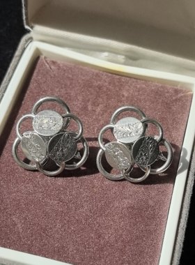 Sarah Cov中古vintage复古宫廷风高级感轻奢小众设计感耳夹配饰