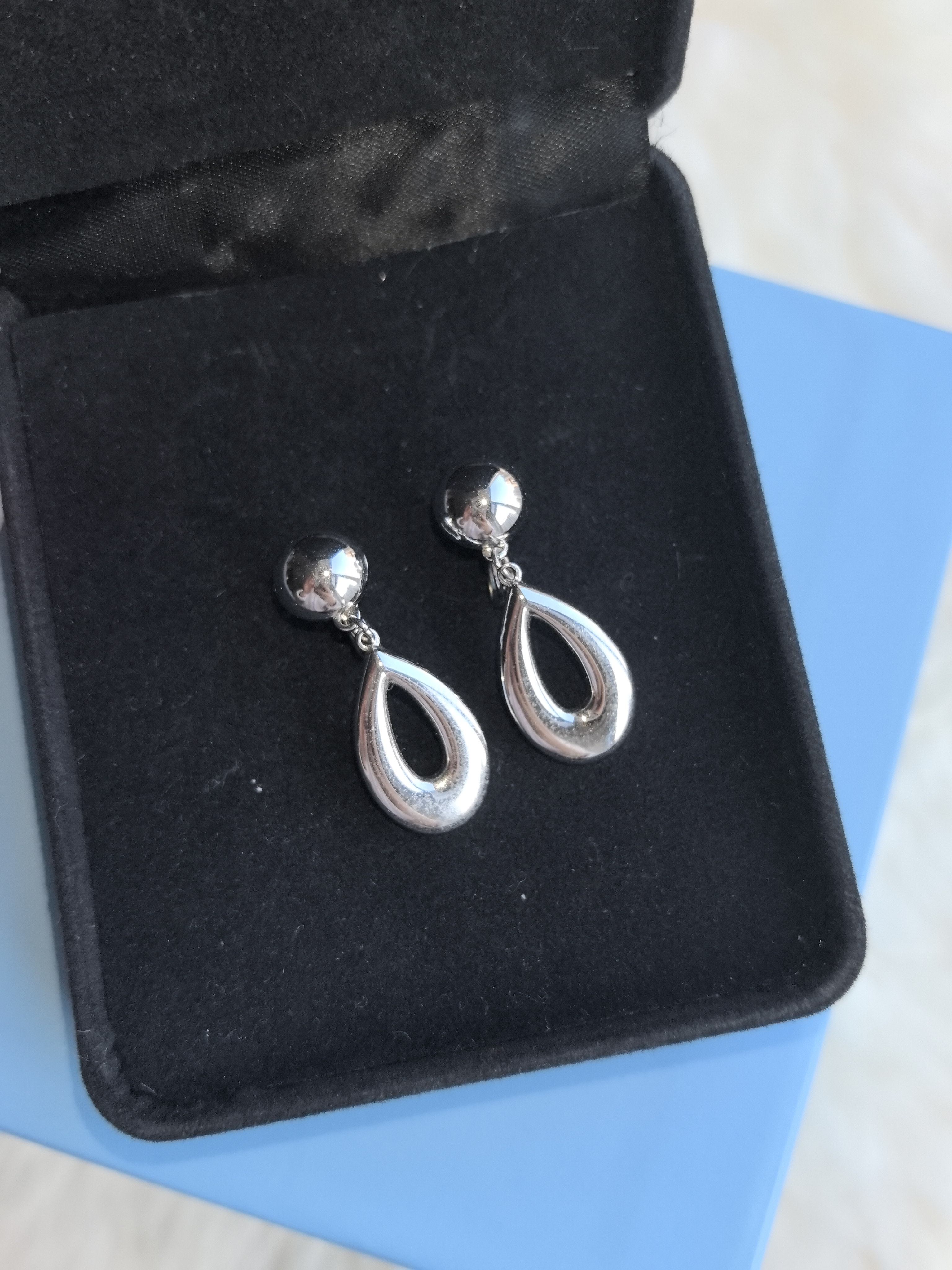 Monet 素银水滴扫肩耳夹 老货OL风精致风中古Vintage,饰品/流行首饰/时尚饰品新,耳夹,淘宝优惠券,粉丝福利购,淘宝优惠卷